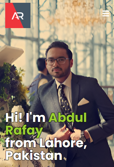 Portfolio Website mobile-view